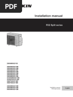 Installation Manual: R32 Split Series