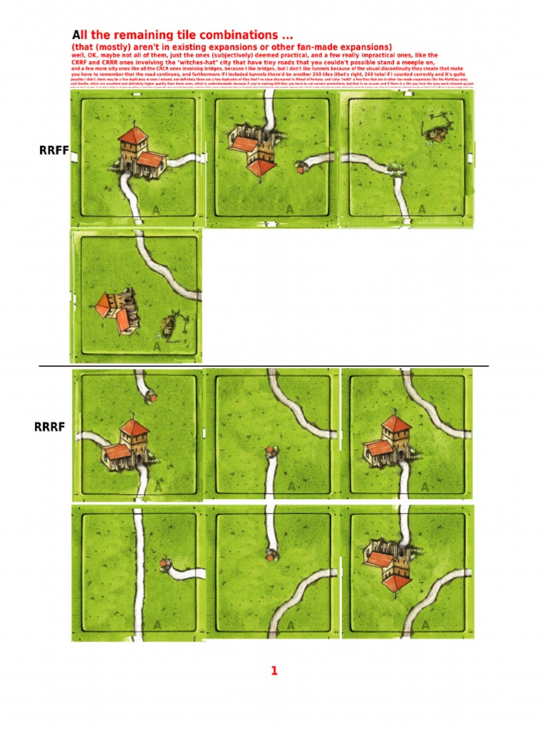Carcassonne 1 | PDF
