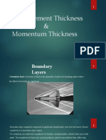 Displacement Thickness and Momentum Thickness