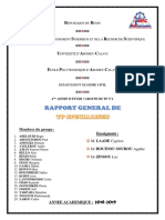 Rapport General de TP Specialise Vrai PDF
