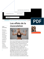 Les Effets de La Musculation