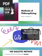 Methods of Philosophizing: Week 4 - Module 2.2