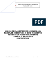 Modelo Plan Específico de Ambiental - Ma-01!02!12 - 2