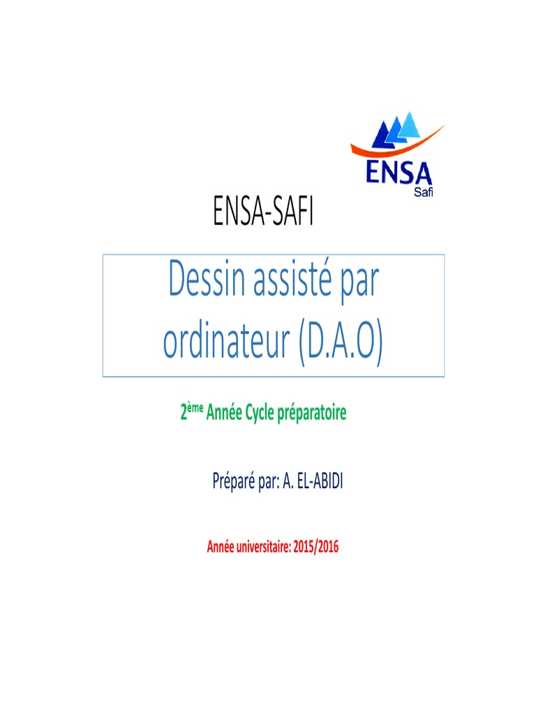 Cours DAO Chapitre 1 | PDF | Bouton (informatique) | Conception ...