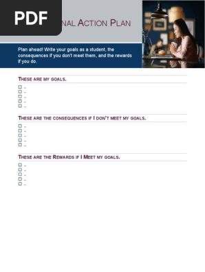 My Personal Action Plan - Template