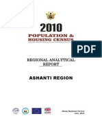 2010 PHC Regional Analytical Reports Ashanti Region
