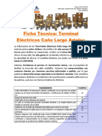 Ficha Tenica Terminal Eléctrico Caño Largo Artelec