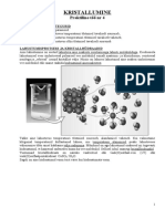 Lab 4 KRISTALLUMINE, Kristallide Kasvatamine