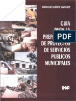 Guia Para La Preparacion de Proyectos de Servicios Publicos Municipales Enrique Nuñes Jimenez