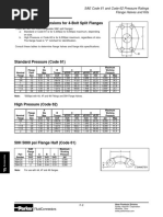 SAE Code 61 & 62 Flange Dimensions | PDF | Mechanical Engineering