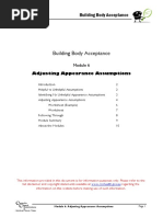 Building Body Acceptance - 06 - Adjusting Appearance Assumptions