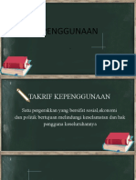 KEPENGGUNAAN