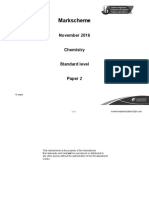 Markscheme: November 2016 Chemistry Standard Level Paper 2
