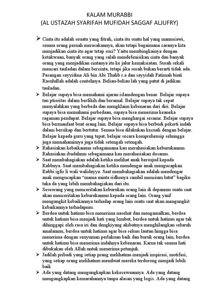 Inspirasi Kebaikan dari Murabbi | PDF | Pengembangan Diri