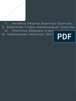 Ariana María Ramos García 2. Maricet Cielo Adanaque García 3. Pierina Bisbee Castro Peña 4. Sebastian Alonso Silva Navarro