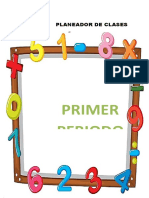 Parcelador de Clases, Matemática 4°