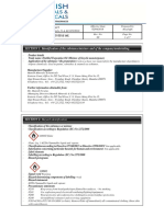 Distilled Turpentine Oil SDS