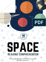 Space Reading Comprehension by English Created Resources