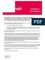 ED-AA-6 Rev 2 (Seperation Between Fire Dampers and Construction Edges)