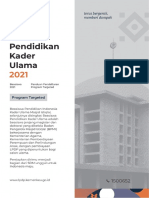 Booklet Beasiswa Pendidikan Kader Ulama Tahun 2021