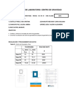 Virtual Reporte - Centro de Gravedad