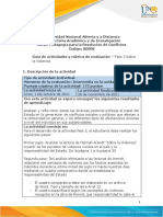 Guía de Actividades y Rúbrica de Evaluación - Unidad 2 - Fase 3 - Sobre La Violencia