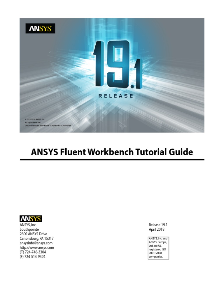 Ansys fluent workbench tutorial guide 19 1 pdf trademark software