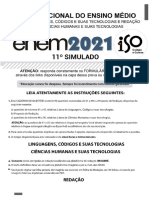 11° - SIMULADO - 2021 - LINGUAGENS e HUMANAS - 1º DIA - 17-10-2021