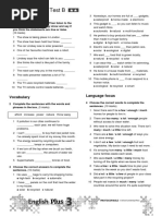 Unit 4 Standard Test B: Listening