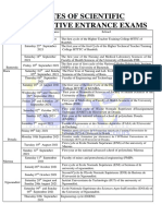 Calendrier Des Concours 2021