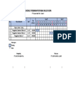 Schedule Perbaikan Perform Chiller - Candy Jatake 1