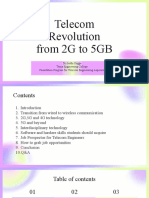 Telecom Revolution From 2G To 5GB