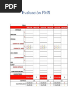 Prueba Functional Movement Screen (FMS) | PDF