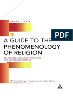 Cox, James. a Guide to the Phenomenology of Religion