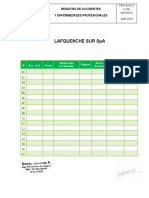 Estadistica Accidentabilidad Lafquenche - Abril 