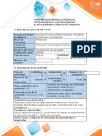 Guía de Actividades y Rúbrica de Evaluación - Paso 4 - Aplicar Los Conocimientos de Las Unidades 1 y 2 en La Propuesta de La Mezcla de Mercadeo