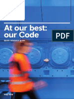 At Our Best: Our Code: Quick Reference Guide