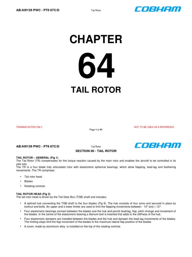 AW139 Tail Rotor Assembly Overview | PDF | Helicopter Rotor | Nut ...