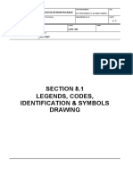 8.1 Legends, Codes, Identification & Symbols Drawing (Ver P&ID-000 Rev. B1)