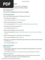 Physioex Lab Report: Pre-Lab Quiz Results