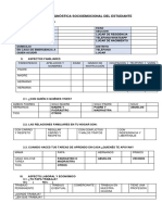 Ficha Diagnostica Socioemocional Del Estudiante