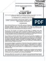 Decreto 1862 Del 14 de Novembre de 2017