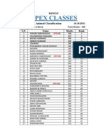 Enzyme & Animal Classification XI B1 16.10.21