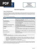 Base Financial Client and Fee Agreement