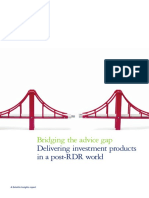 Bridging The Advice Gap: Delivering Investment Products in A post-RDR World