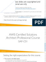 AWS Certified Solutions Architect Professional Slides v1.3