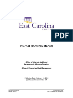 Internal Controls Manual: Office of Internal Audit and Management Advisory Services Office of Enterprise Risk Management