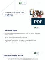 Atmega328 Timer/Counter Usage: Sistemas Embebidos Oscar Acevedo, PHD