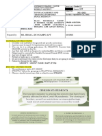 Emilio Aguinaldo College - Cavite: Senior High School Department Grade Level Semester: Subject: School Year