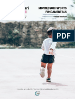 Montessori Sports Fundamentals: Course Brochure